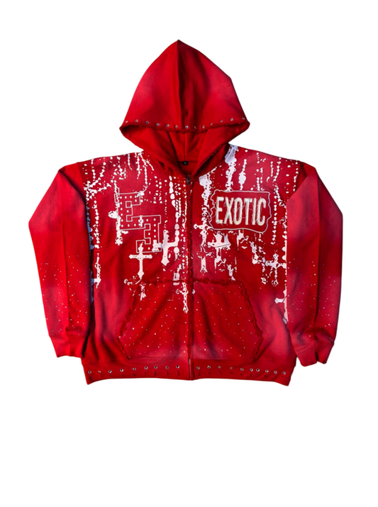 RED EXOTIC ERA ZIPUP JACKET